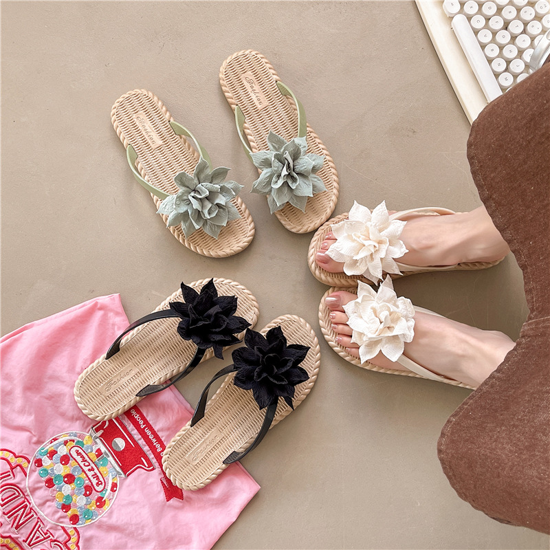 SS-59 여름 패션 올매치 신상 솔리드 컬러 여성 아웃도어 웨어 소프트솔 클래식 비치슬리퍼