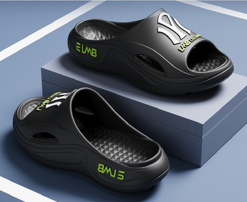 NN-16 남성/여성용 여름 슬리퍼, 미끄럼 방지 및 냄새 방지, 홈 샌들, 세련됨, 조용함, 내마모성, 매우 두꺼운 밑창, 통기성