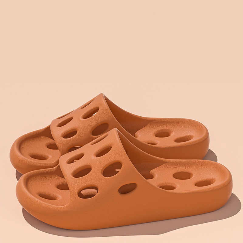 SS-22 여성용 새는 욕실 슬리퍼, 여름 스타일 미끄럼 방지 홈 샌들, 구멍 뚫린 샌들
