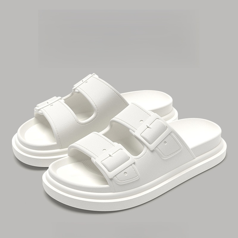 여성용 여름 홈 편안한 부드러운 밑창 미끄럼 방지 야외 두꺼운 밑창 캐주얼 가벼운 여름 슬리퍼 - SS-25