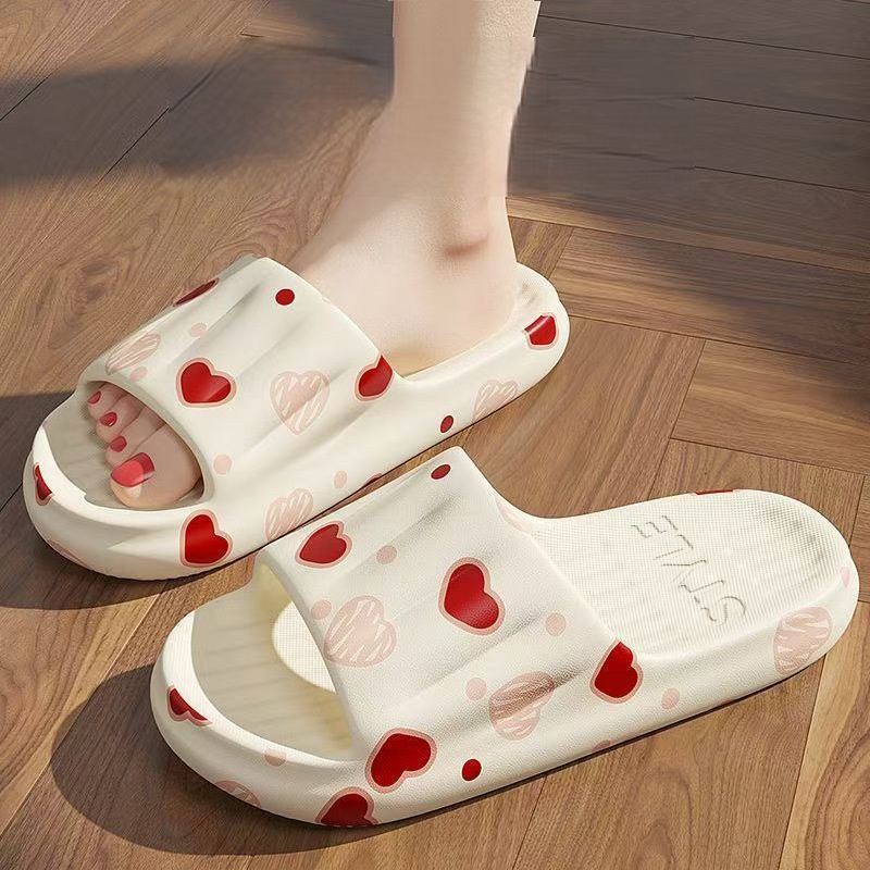 SS-07 2025년 여름 여성용 미끄럼방지 슬리퍼, 남성용 실내 홈 샌들, 커플 슬리퍼