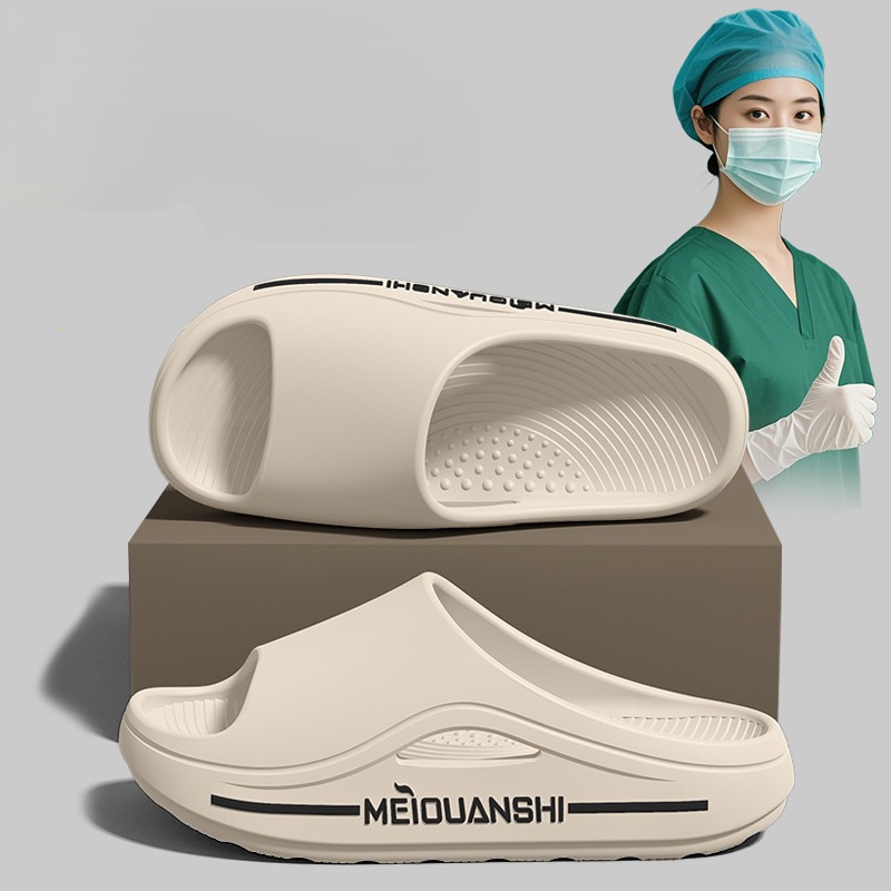 NN-32 남성용 의료 수술실 슬리퍼 2025년 여름 신스타일 아웃도어 웨어 미끄럼 방지 데오도란트 발 피로 방지 두꺼운 밑창 EVA 샌들