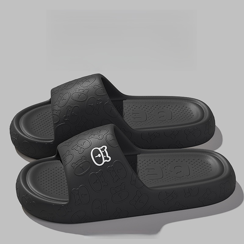 X-5 가정용 고급 여름 남성용 샌들, 냄새가 나지 않는 두꺼운 밑창의 미끄럼 방지 가정용 샌들
